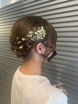 エッジ(EDGE) 金箔タイトシニヨン