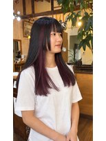 美容室 ブラウン(Brown)&nbsp;アレンジ無限大インナーラベンダーカラー