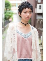 アズーア ヘアーアンドスパ(azure hair&spa)&nbsp;女性でもショート　レイヤースタイル
