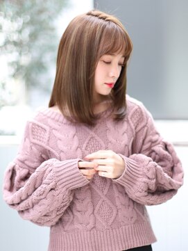 グランド(GRAND) 25歳からの【ことりベージュ/コンマヘア/毛先パーマ/黒髪】