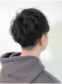 【WILLOW】刈り上げ×ゆるパーマのマッシュショート（井下貴史）
