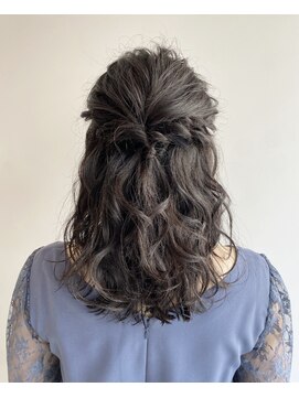 ロックワークオレンジ 西中島店(ROCK WORK ORANGE) ハーフアップアレンジ◎