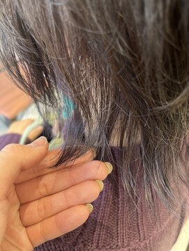 フォルテ 中田店 ちら見せインナーカラー