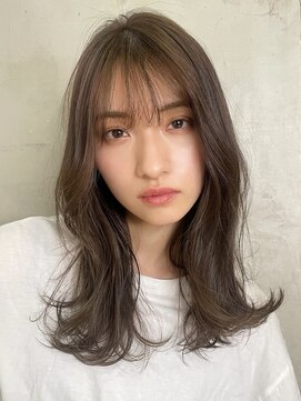 ビュートリアム 南青山(BEAUTRIUM) カジュアルレイヤー グレージュ イルミナカラー 20代30代40代