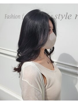 六本木美容室 白金店 韓国風くびれヘア