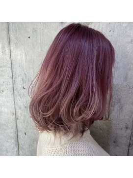 ミエル ヘア 新宿(miel hair) カシスピンク☆【新宿】