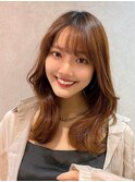 新宿/韓国ヘア/髪質改善/グレージュカラー/黒髪/ココアベージュ