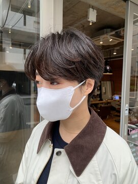 キャンバス 川崎(canvas.) ハンサムショートパーマ/横山/川崎/美髪カラー/髪質改善/艶髪