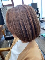 フラッグ ヘアー 天神西通り店(Flag HAIR)&nbsp;大人ハイライト　白髪ぼかしハイライト