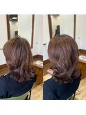 50代定期カット☆セミロングヘア
