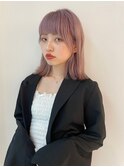 天神 大名 ハイトーンボブ ペールピンク
