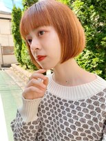 ロット 横浜(lot)&nbsp;ぱつっとボブ/ミニボブ/オレンジカラー[横浜駅]