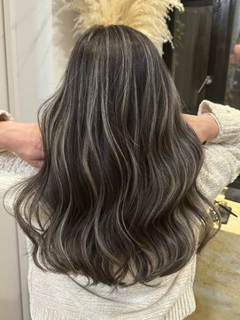 ディモアンド 表参道(Dimo&) ハイライトバレイヤージュグラデーションカラー白髪ぼかし