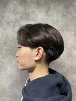 スピン 本八幡(SPIN)&nbsp;ベリーショート/ダークアッシュ/ニュアンスパーマ/韓国マッシュ