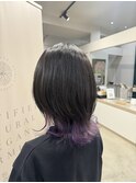 髪質改善カラー☆インナーパープル