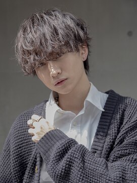 シティ(CITY) 【小久保style】韓国マッシュニュアンスパーマグレーベージュ