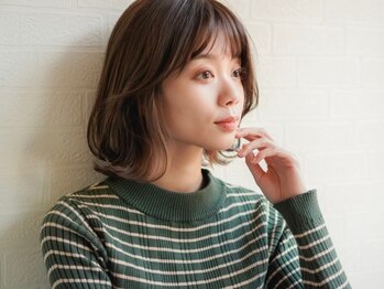 ナチュレ タムタム 亀戸店(nature tamtam)の写真/【ハーブグレイカラー￥3718～】気になる白髪もしっかり染まる☆ツヤ感ある上品な仕上がりに…