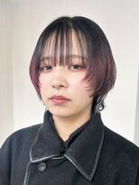 アイティーバイアルバム 藤沢店(IT by ALBUM) 黒髪透明感カラーピンクグレープフルーツ_ba495711