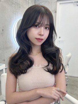 エヌアイ オモテサンドウ(ni omotesando) ☆韓国くびれヘア 顔まわりカット ぱっつん前髪 学割U24☆