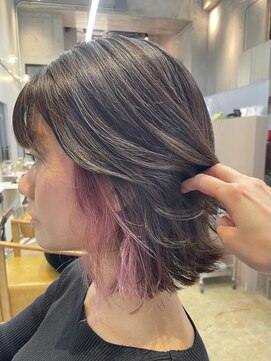 ココ 西葛西南口店(COコ) 春色ピンクカラーカラー｜西葛西イヤリングカラー