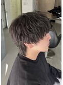 メンズマッシュウルフ シャドウパーマ