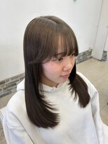 ヘアーアンドエステ ハラダ 滝ノ水店(Hair&Esthe Harada)&nbsp;ブリーチなしダブルカラー/ナチュラルブラウン/レイヤーカット