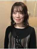 ミディアムのニュアンスパーマ