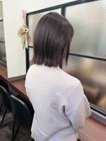 プチメゾントウキョウ(Petit Maison Tokyo)&nbsp;切りっぱなしボブ_マットブラウン