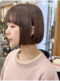 ヘーゼルピンクボブ