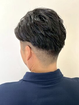 ミナト(minato) できる男のオールバックパーマ【大人世代/メンズカット】