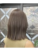 【大和町美容室】イルミナ透明ブラウンベージュ＆美髪オージュア
