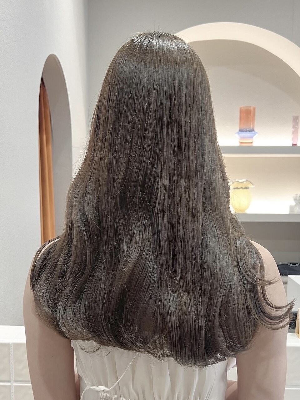 表参道/原宿/ピンクベージュ/ブリーチなし/女性美容師