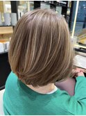 三鷹ショートボブくびれショートイルミナカラー顔周りレイヤー