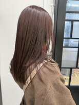 ディジョン(Dijon)&nbsp;韓国顔まわりレイヤーカットグレージュオリーブベージュブラウン