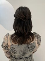 ローウェ 渋谷(Louwe)&nbsp;ねじりハーフアップ【Louwe 渋谷 mitsuki】