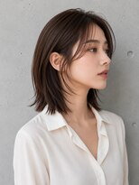 スリーランドメゾン 鶴見区横堤(THREELAND maison)&nbsp;ミルクティーブロンド/ダークブルー/デジタルパーマ/鶴見区横堤