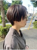 20代30代前髪なしショートハンサムショート丸みショートレイヤー