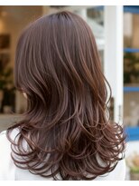 アズグロウヘアー(AS GROW HAIR) 前髪ゆるふわレイヤーロングウェーブ