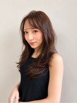 ペスカケイクリエイティブ(PESCA K-CREATIVE)&nbsp;アッシュブラウンカラーのゆるウェーブ