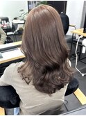 和歌山市で叶うブリーチなし艶ベージュ♪