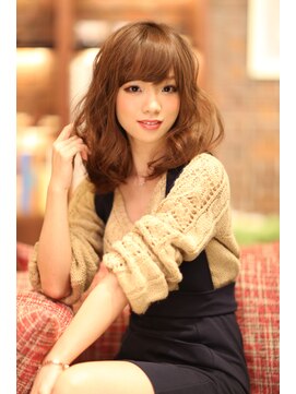 アース コアフュールボーテ 川中島店(EARTH coiffure beaute) カット、ナチュラルパーマ、オータムカラー