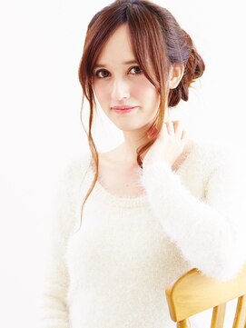 と和×美髪クリニック 巣鴨店 『編み込みでの大人アップアレンジスタイル』