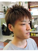 ツーブロックショートスタイル