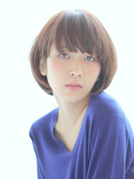 ネオリーブウリ 二子玉川店(Neolive uri) 【二子玉川 uri】大人前髪のひし形ボブ