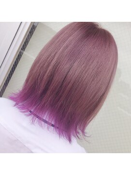 ロブ(R.O.B) チェリーピンク × 裾ラベンダー