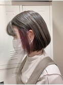 ピンクバイオレット インナーカラー