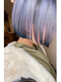 裾ブルーカラー☆