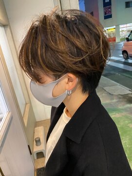 ナイーブヘアデザイン(NAiVE HAIR DESIGN) 【NAiVE hair】ショート☆バイヤージュハイライト