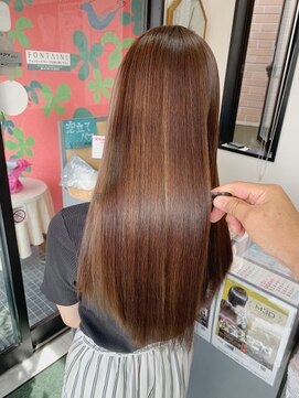 代 ハイライトで傷んだ髪を集中ケア髪質改善トリートメント L 美容室 ケン Ken のヘアカタログ ホットペッパービューティー
