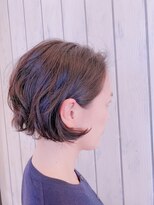 スマッジコミュ(smudge commu)&nbsp;癖毛を活かしたフルドライカットボブ